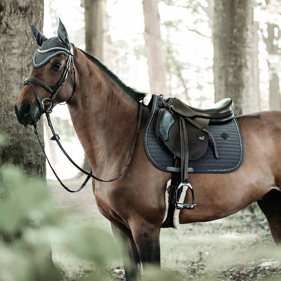 Allround Saddle Pad Pearls Grey