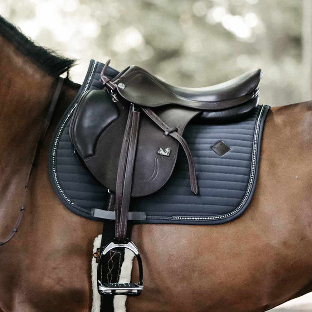 Allround Saddle Pad Pearls Grey