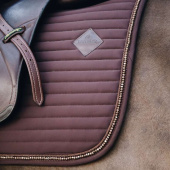 Allround Saddle Pad Pearls Brown Allround Saddle Pad Pearls Brown