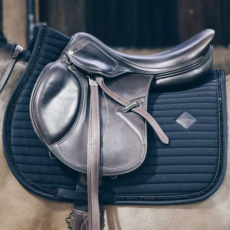 Allround Saddle Pad Pearls Black