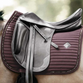 Dressage Saddle Pad Pearls Brown Dressage Saddle Pad Pearls Brown