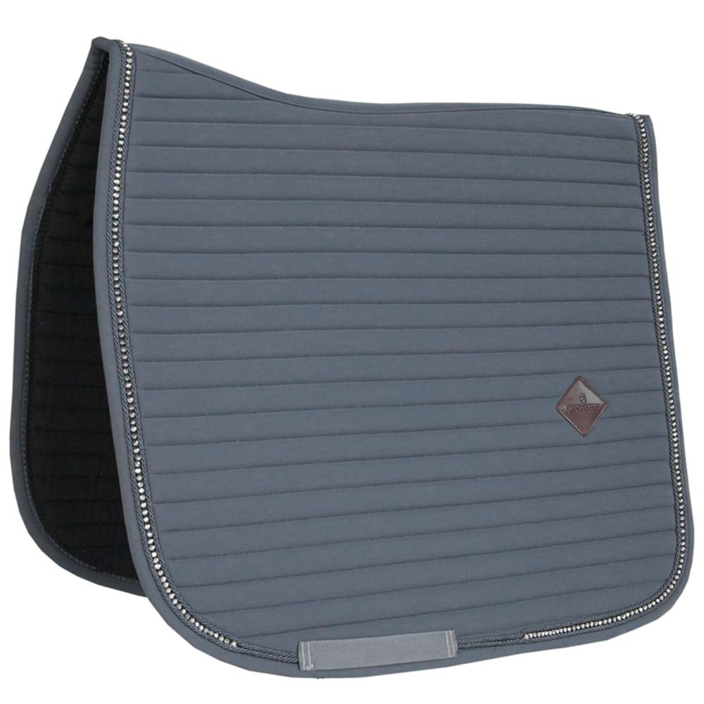 Dressage Saddle Pad Pearls Grey