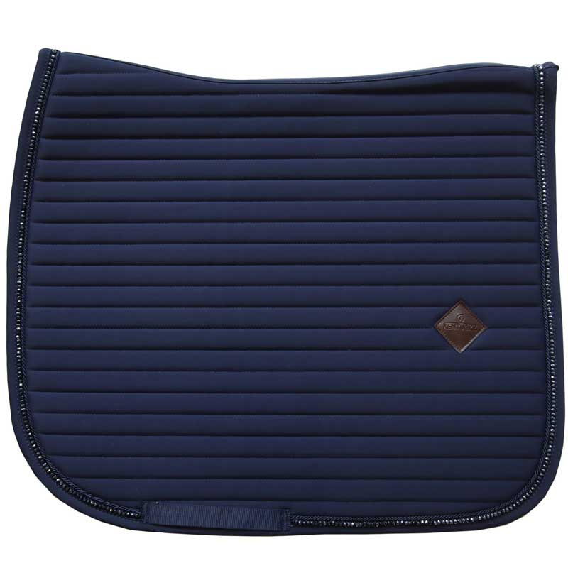 Dressage Saddle Pad Pearls Navy