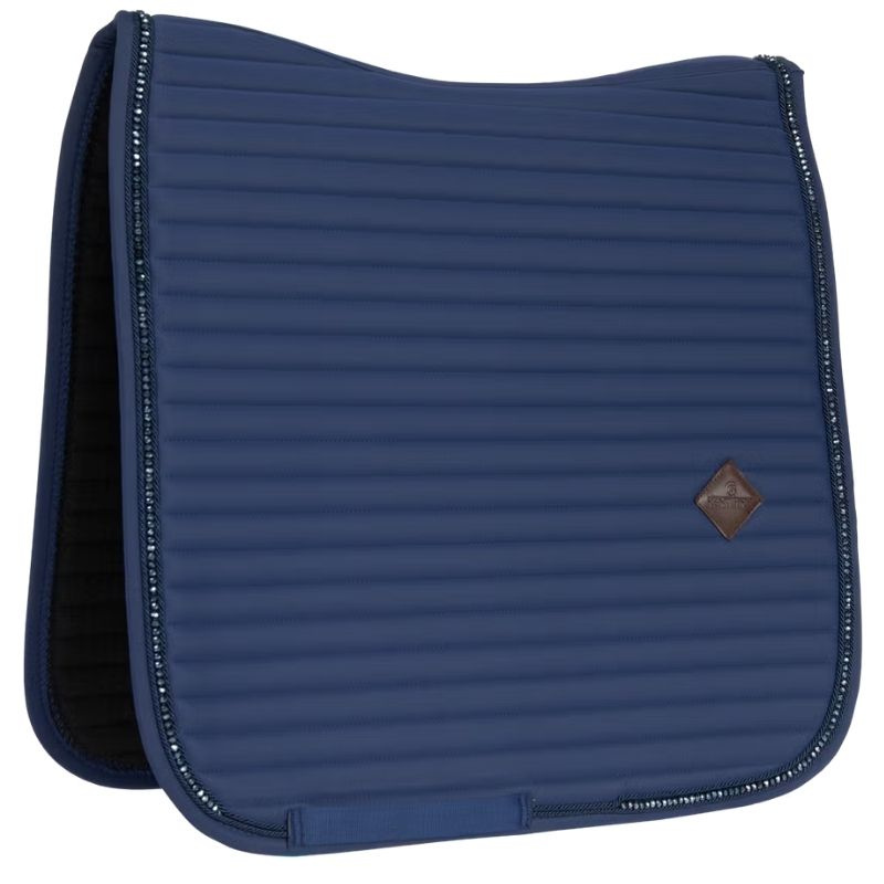 Dressage Saddle Pad Pearls Navy
