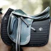 Dressage Saddle Pad Pearls Black Dressage Saddle Pad Pearls Black