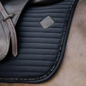 Dressage Saddle Pad Pearls Black Dressage Saddle Pad Pearls Black