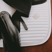 Dressage Saddle Pad Pearls White Dressage Saddle Pad Pearls White