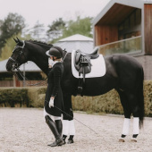 Dressage Saddle Pad Pearls White Dressage Saddle Pad Pearls White