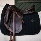 Dressage Saddle Pad Fishbone Black Dressage Saddle Pad Fishbone Black