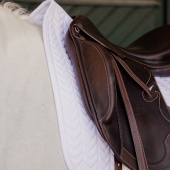 Dressage Saddle Pad Fishbone White Dressage Saddle Pad Fishbone White