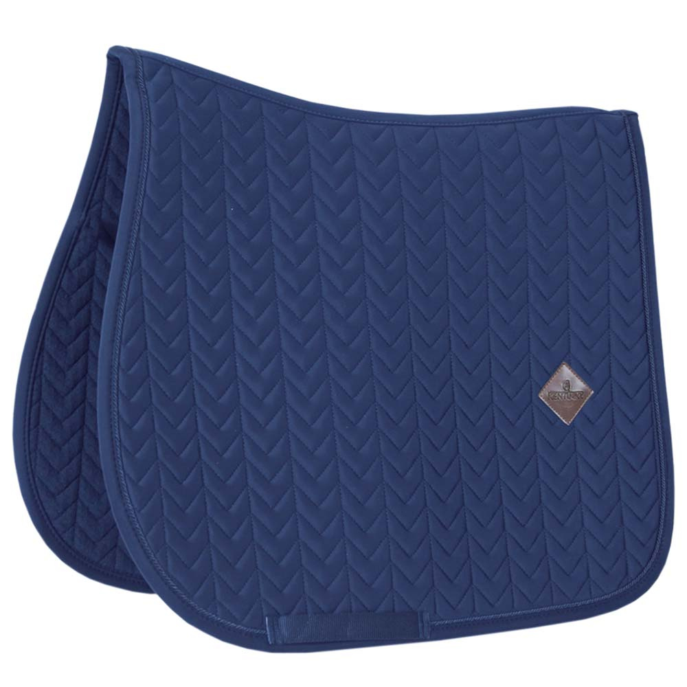 Saddle Pad Fishbone Navy Blue