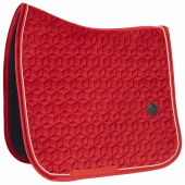 Dressage Saddle Pad Velvet Red Dressage Saddle Pad Velvet Red