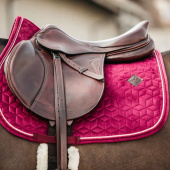 Saddle Pad Velvet Fuchsia Saddle Pad Velvet Fuchsia