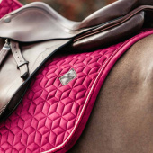 Saddle Pad Velvet Fuchsia Saddle Pad Velvet Fuchsia