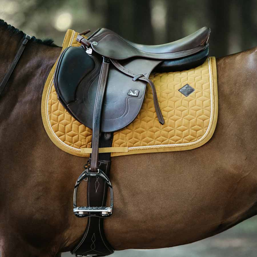 Saddle Pad Velvet Mustard