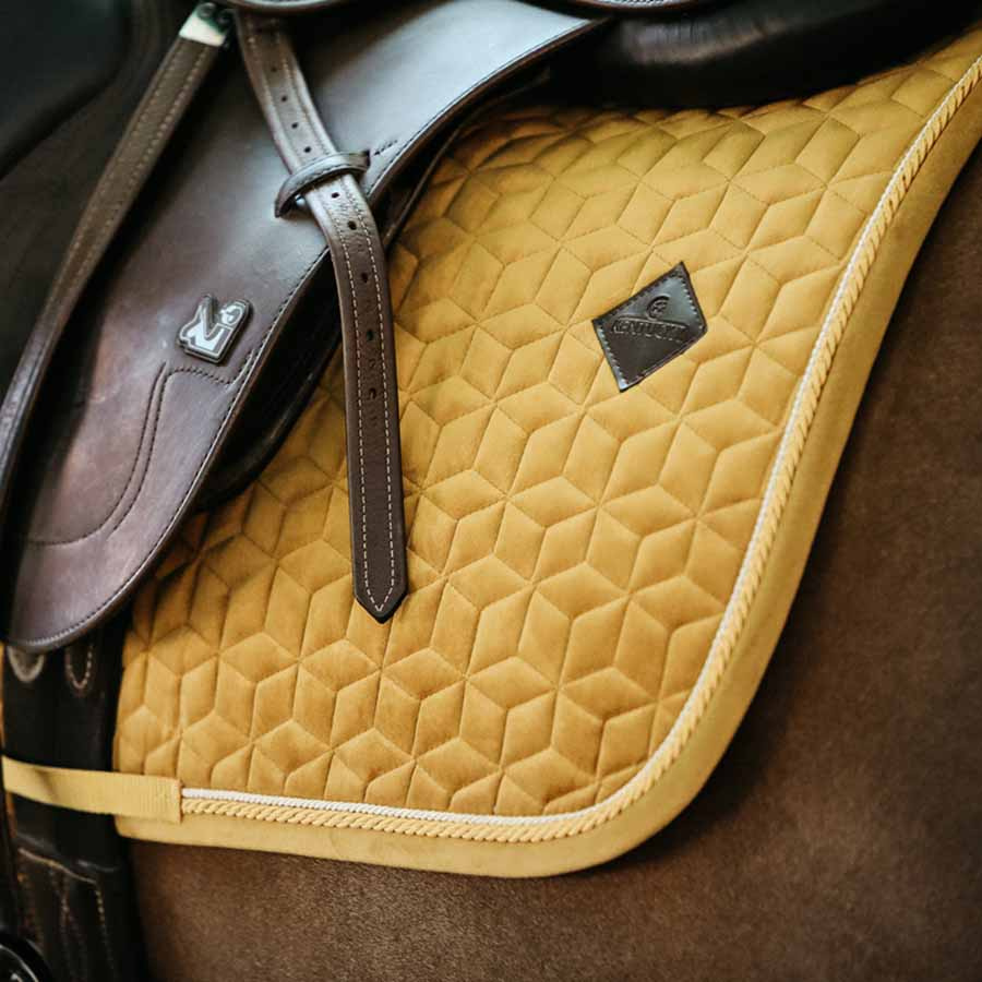Saddle Pad Velvet Mustard