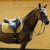 Saddle Pad Velvet Mustard Saddle Pad Velvet Mustard