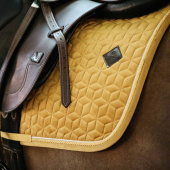 Saddle Pad Velvet Mustard Saddle Pad Velvet Mustard