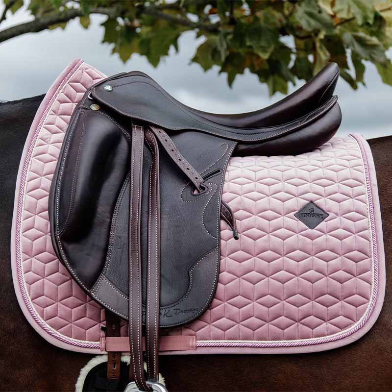 Dressage Saddle Pad Velvet Old Rose