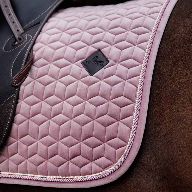 Dressage Saddle Pad Velvet Old Rose