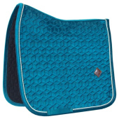 Dressage Saddle Pad Velvet Emerald Green Dressage Saddle Pad Velvet Emerald Green