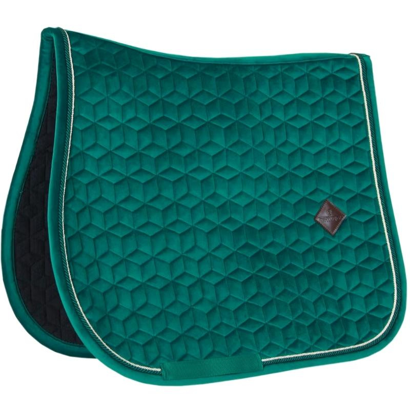 Saddle Pad Velvet Dark Green