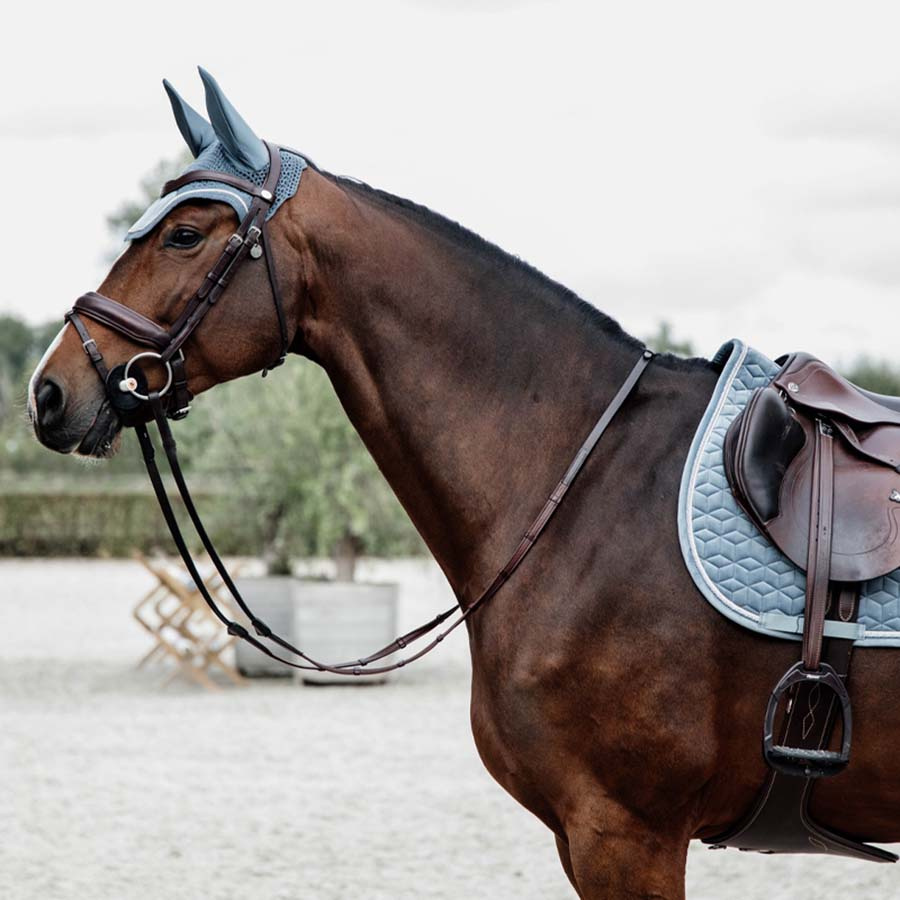 Saddle Pad Velvet Light Blue
