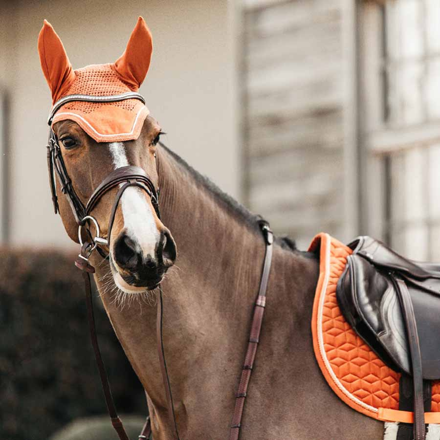 Saddle Pad Velvet Orange