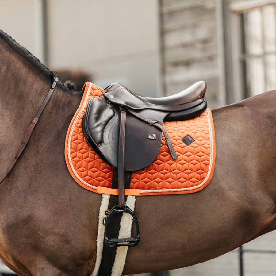 Saddle Pad Velvet Orange