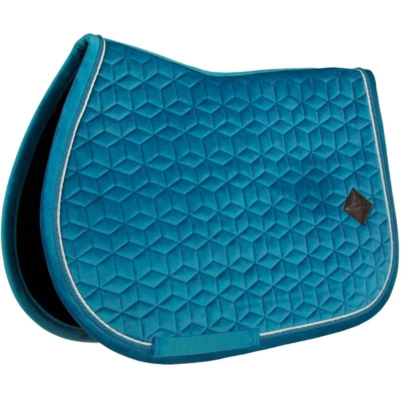 Saddle Pad Velvet Emerald Green