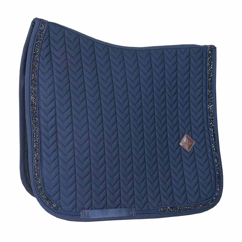 Dressage Saddle Pad Glitter Stone Navy