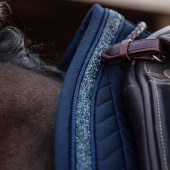 Dressage Saddle Pad Glitter Stone Navy Dressage Saddle Pad Glitter Stone Navy
