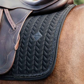 Dressage Saddle Pad Glitter Stone Black Dressage Saddle Pad Glitter Stone Black
