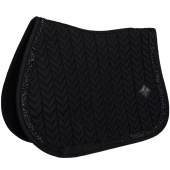 Saddle Pad Glitter Stone Black Saddle Pad Glitter Stone Black