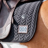 Dressage Saddle Pad Fishbone Competition Black Dressage Saddle Pad Fishbone Competition Black