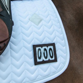 Saddle Pad Fishbone Competition White Saddle Pad Fishbone Competition White