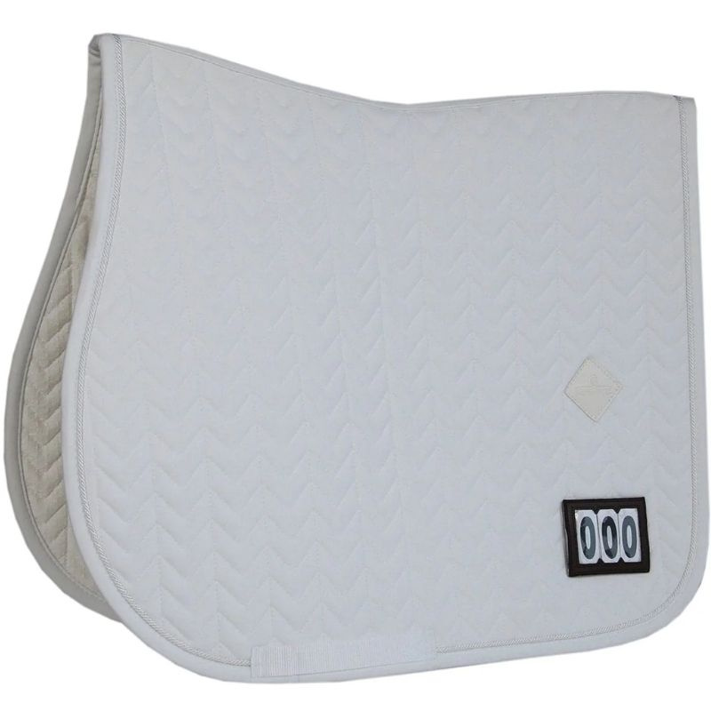 Saddle Pad Fishbone Competition White