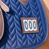 Dressage Saddle Pad Fishbone Competition Navy Blue Dressage Saddle Pad Fishbone Competition Navy Blue