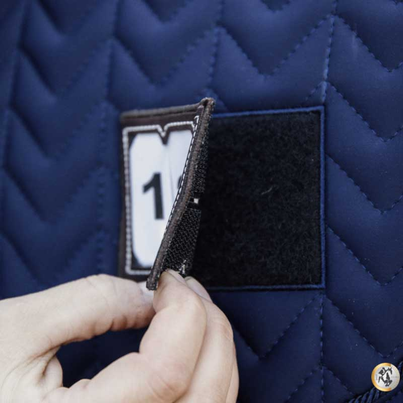 Saddle Pad Fishbone Competition Navy