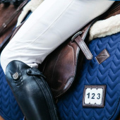 Saddle Pad Fishbone Competition Navy Saddle Pad Fishbone Competition Navy