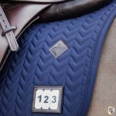 Saddle Pad Fishbone Competition Navy Saddle Pad Fishbone Competition Navy
