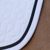 Saddle Pad Glitter Rope White/Black Saddle Pad Glitter Rope White/Black
