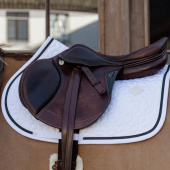 Saddle Pad Glitter Rope White/Black Saddle Pad Glitter Rope White/Black