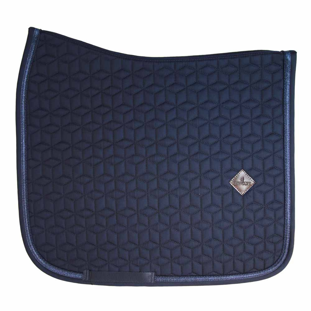 Dressage Saddle Pad Glitter Rope Navy