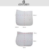 Dressage Saddle Pad Glitter Rope Navy Dressage Saddle Pad Glitter Rope Navy