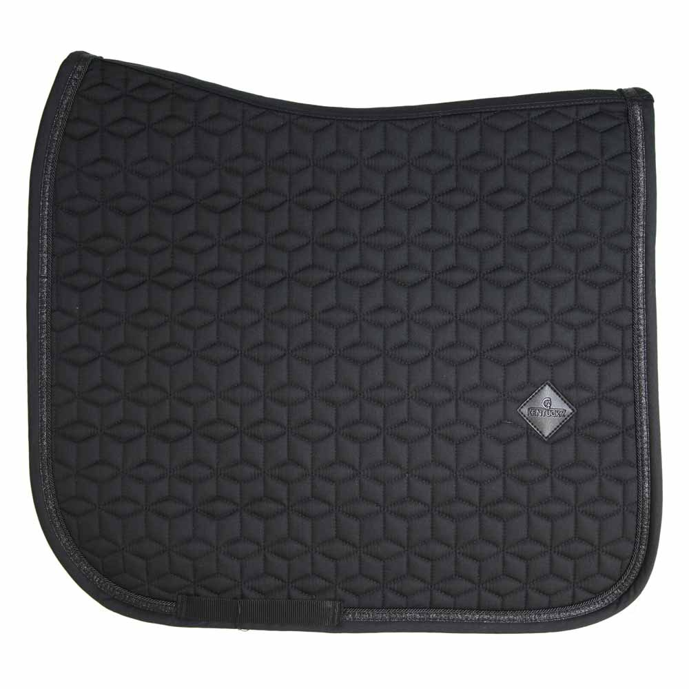 Dressage Saddle Pad Glitter Rope Black