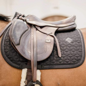 Saddle Pad Glitter Rope Black Saddle Pad Glitter Rope Black