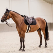 Saddle Pad Glitter Rope Black Saddle Pad Glitter Rope Black