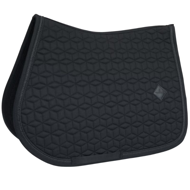 Saddle Pad Glitter Rope Black