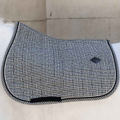 Saddle Pad Pied-de-Poule Black Saddle Pad Pied-de-Poule Black